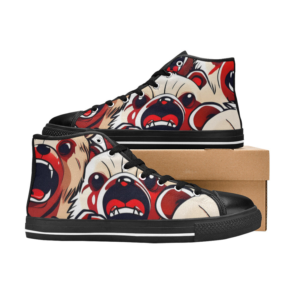 WOMEN'S Bears 2 High Top Canvas Dreamcore Custom Shoes