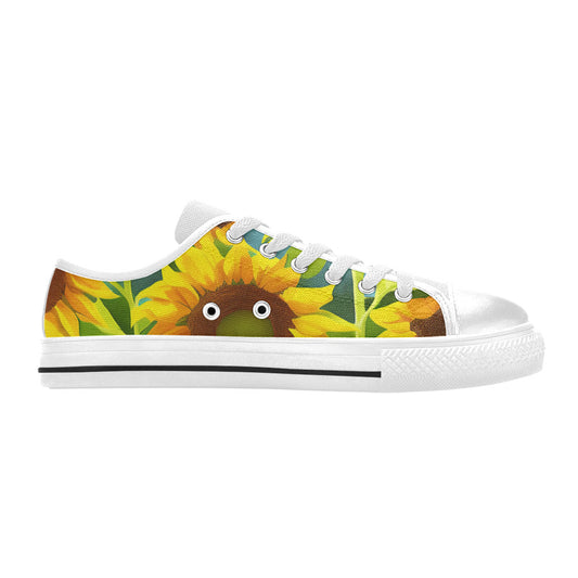 MEN'S Sunflowers Art 3 Canvas Grunge Shoes