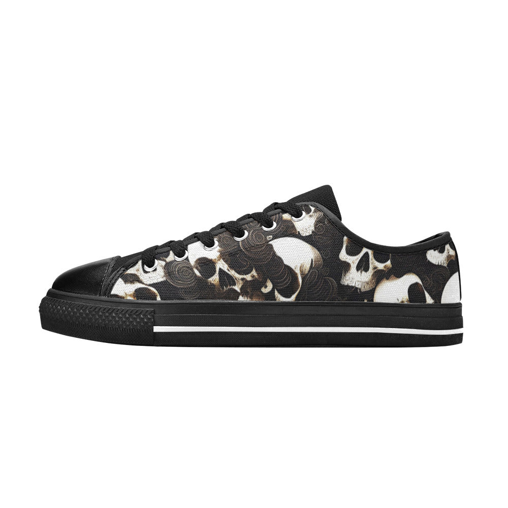 MEN'S Skulls Deluxe Canvas Surreal Shoes