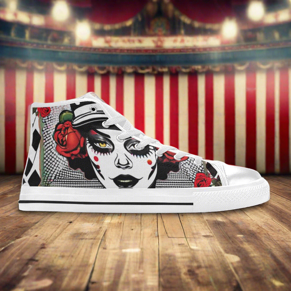 Wolf Green Emerald Wearable Bold Art - Freaky Shoes