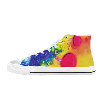 WOMEN'S Cc Acid Bath 4 High Top Canvas Aesthetic Sneakers