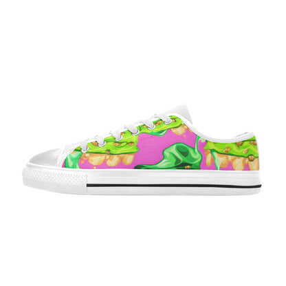 MEN'S Cc Ice Cream Art Canvas Surreal Custom Shoes