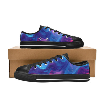 MEN'S Ethereal Camo Design 2 Low Top Canvas Y2K Sneakers