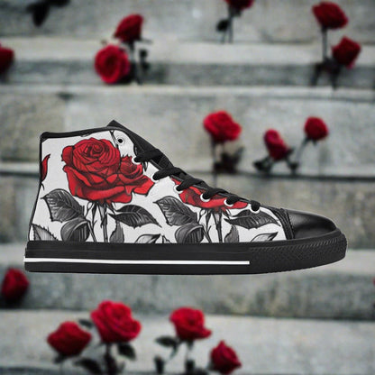 Aztec Purple Teal Wearable WOMEN Bold Art - Freaky Shoes | Custom Art Sneakers
