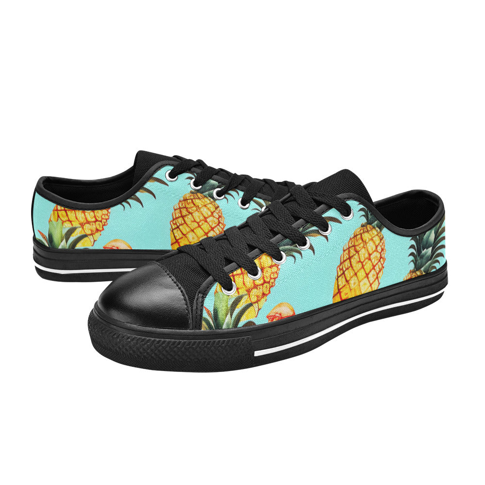 WOMEN'S Pineapples Please 5 Canvas Surreal Custom Sneakers