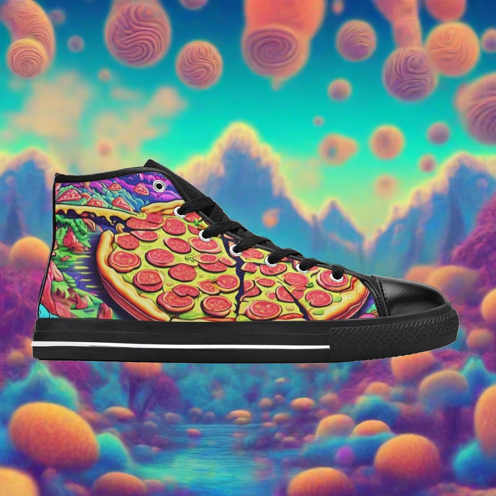 Dragon Navy Indigo Vivid MEN Bold Art - Freaky Shoes | Custom Art Sneakers