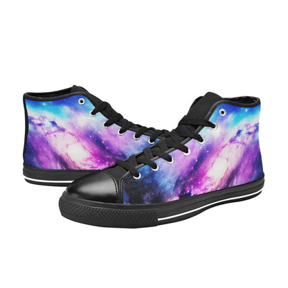MEN'S Cc Galaxy Art 3 High Top Canvas Neon Fantasy Shoes