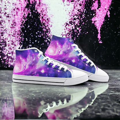 Monarch Pink Cream Custom Bold Art - Freaky Shoes | Custom Art Sneakers