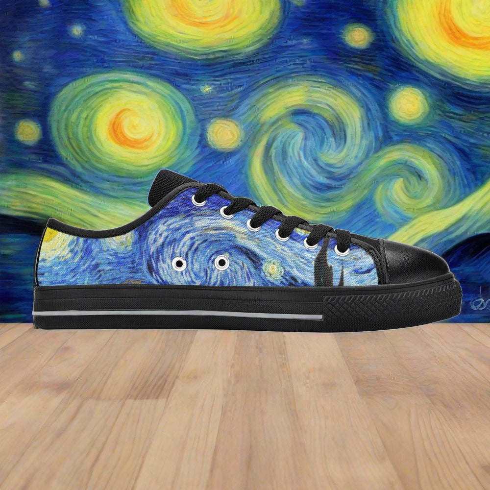 Mermaid Green Emerald Wearable WOMEN Bold Art - Freaky Shoes | Custom Art Sneakers