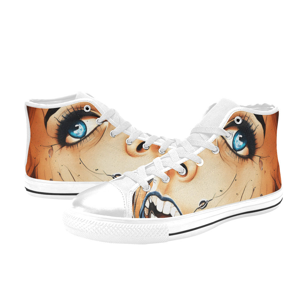 MEN'S Cc Retro Face 5 High Top Canvas Surreal Sneakers