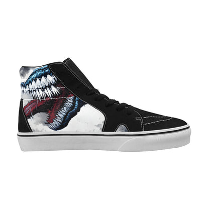 WOMEN'S Demon Art Long Teeth High Top Skateboarding Aesthetic Shoes
