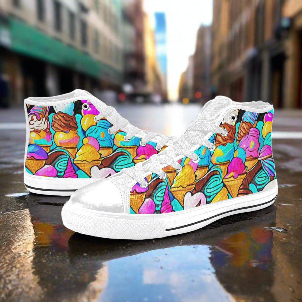 Wolf Pastel Soft Vivid Bold Art - Freaky Shoes