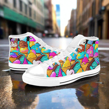 Chinese Dragon Vivid Multicolor Vivid MEN Bold Art - Freaky Shoes | Custom Art Sneakers