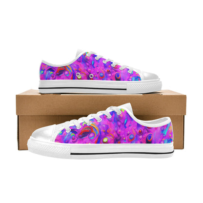 MEN'S Cc Acid Bath Art Canvas Grunge Sneakers