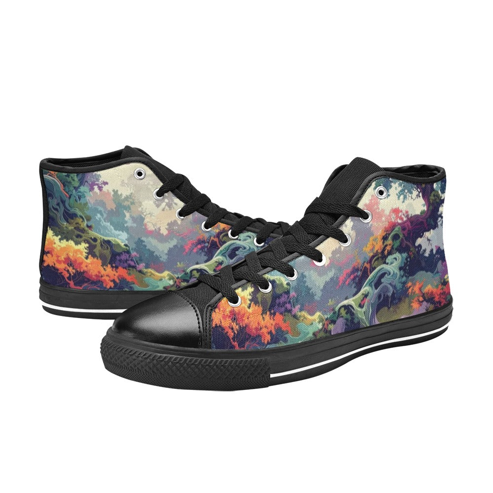 Camo Design 1 Men’s Classic High Top Canvas Shoes