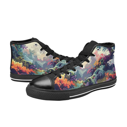 Camo Design 1 Men’s Classic High Top Canvas Shoes
