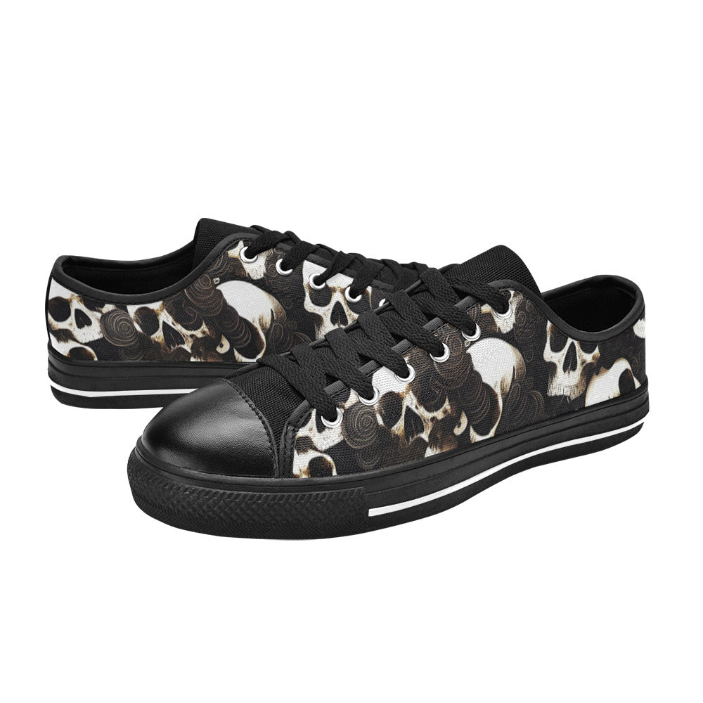 MEN'S Skulls Deluxe Canvas Surreal Shoes