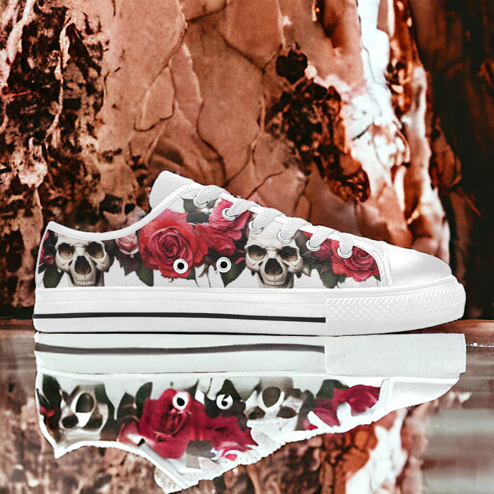 Skulls Roses Deluxe Women - Freaky Shoes®