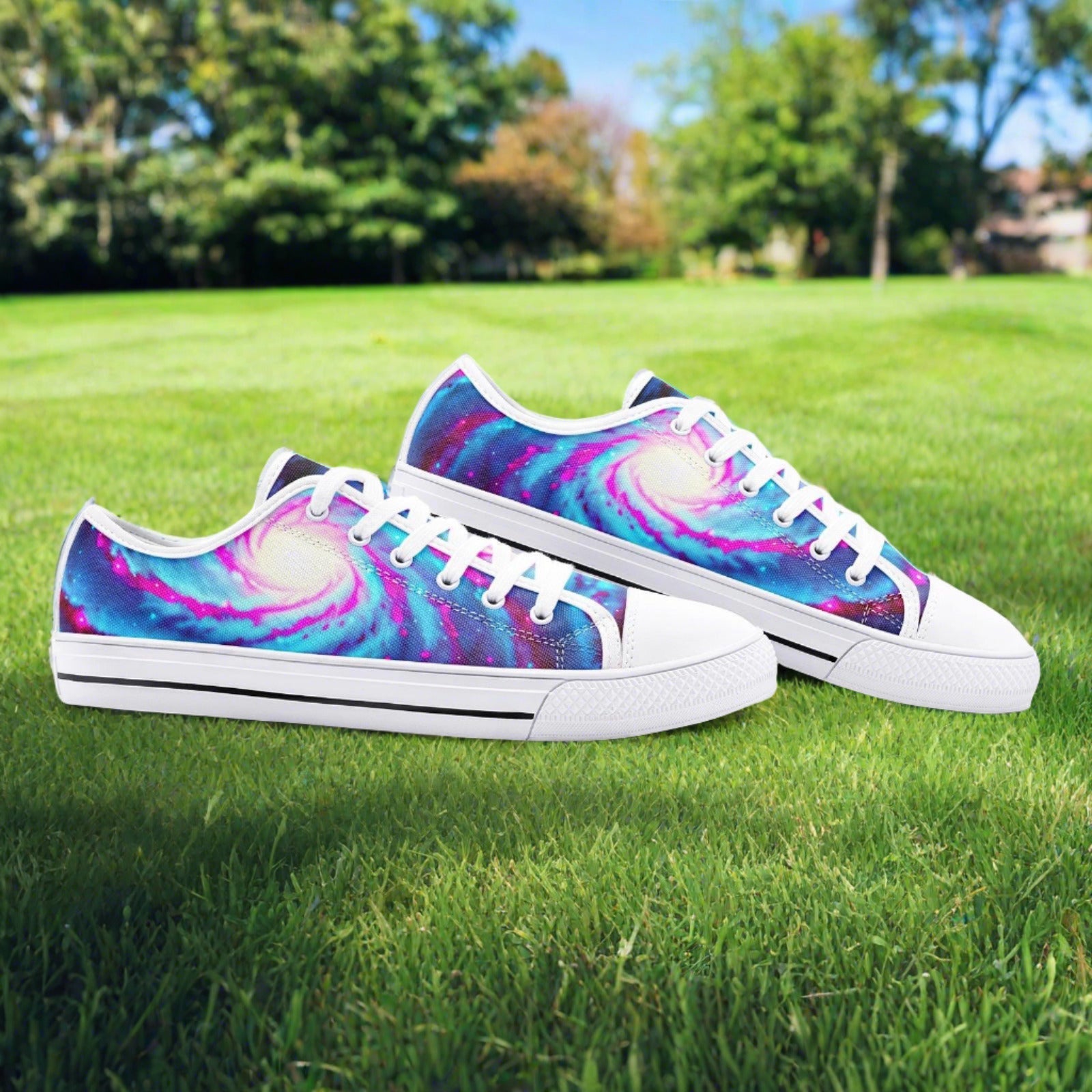 Monarch Neon Electric Vivid Bold Art - Freaky Shoes | Custom Art Sneakers