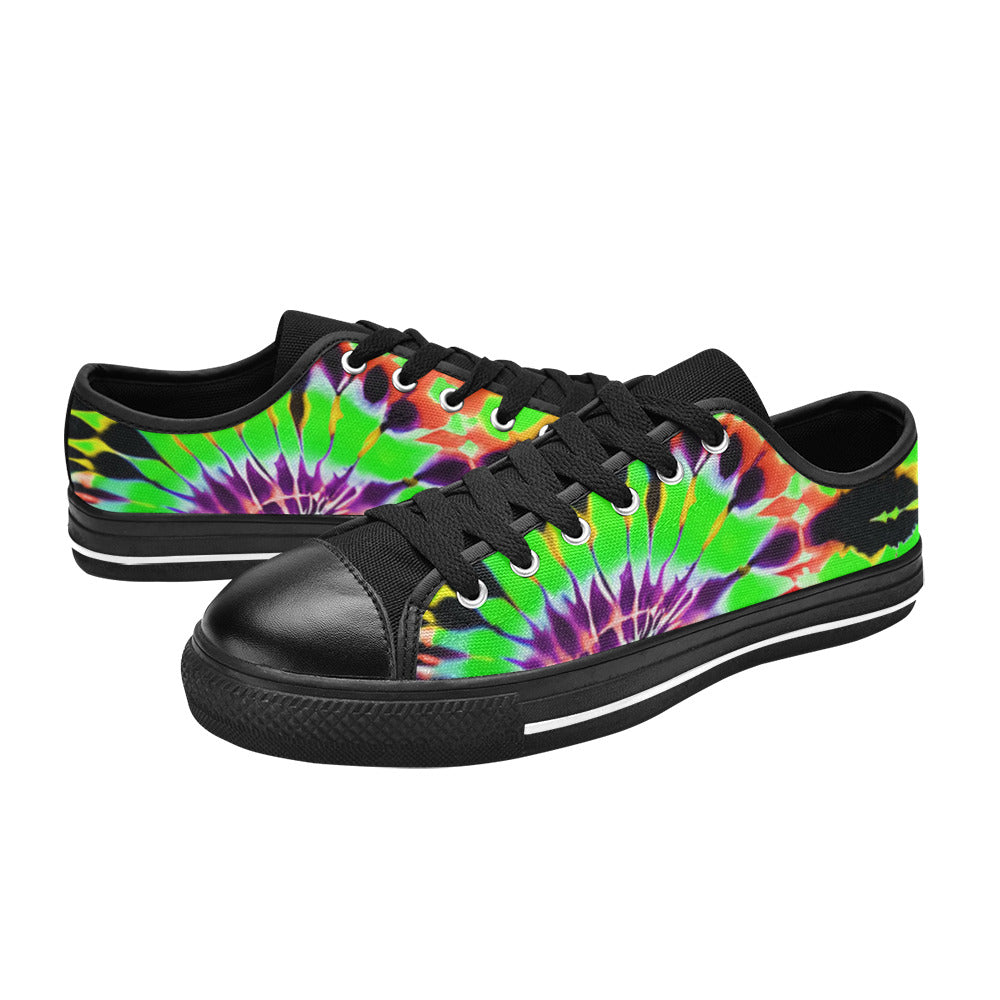MEN'S Cc Tie Dye Art Canvas Y2K Shoes