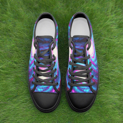 Monarch Neon Electric Vivid Bold Art - Freaky Shoes | Custom Art Sneakers