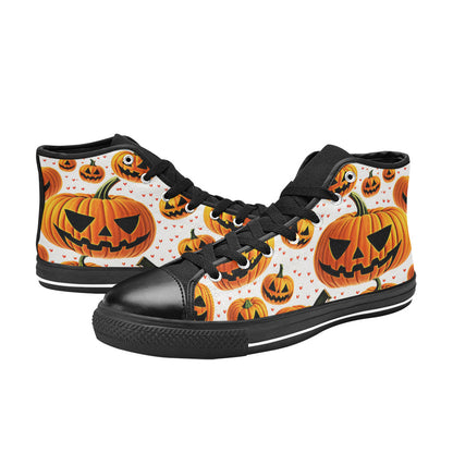 MEN'S Halloween Art 3 Men’S High Top Canvas Grunge Custom Shoes