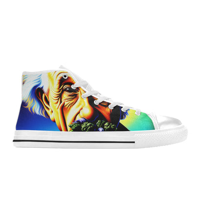 MEN'S 420 Albert Men’S High Top Canvas Neon Fantasy Shoes