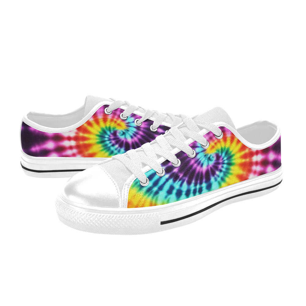 WOMEN'S Cc Tie Dye Art Canvas Dreamcore Custom Shoes