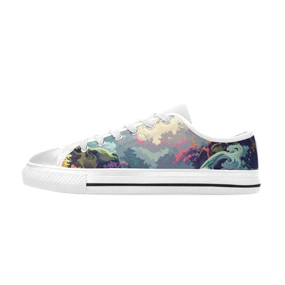 Camo Design 1 Low Top Canvas Shoes for Kid