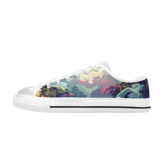 Camo Design 1 Low Top Canvas Shoes for Kid