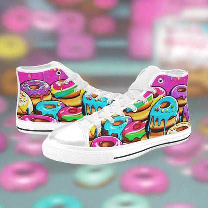 Dragon Earthy Brown Unique WOMEN Bold Art - Freaky Shoes | Custom Art Sneakers