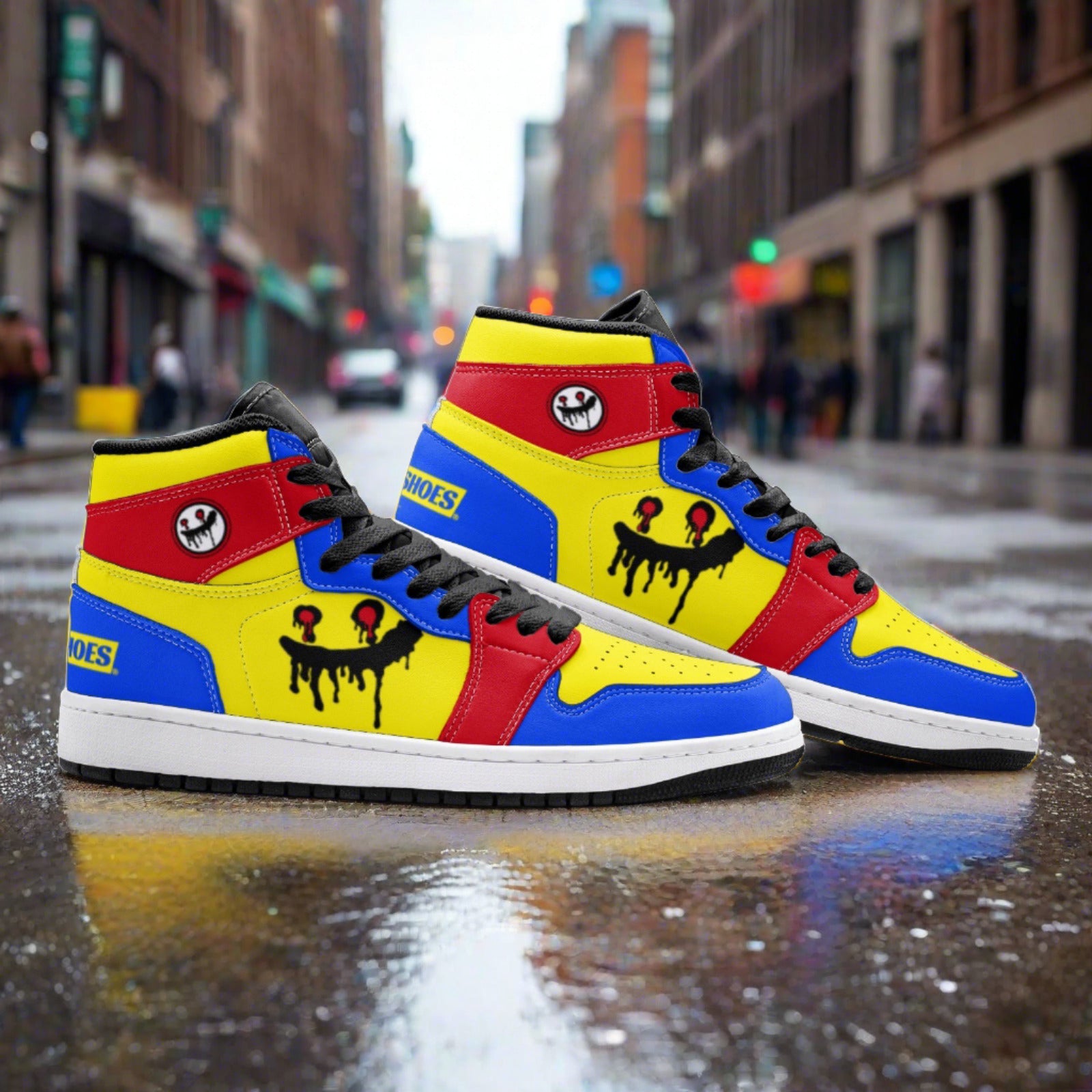 Freaky Shoes Blue Yellow - Freaky Shoes®