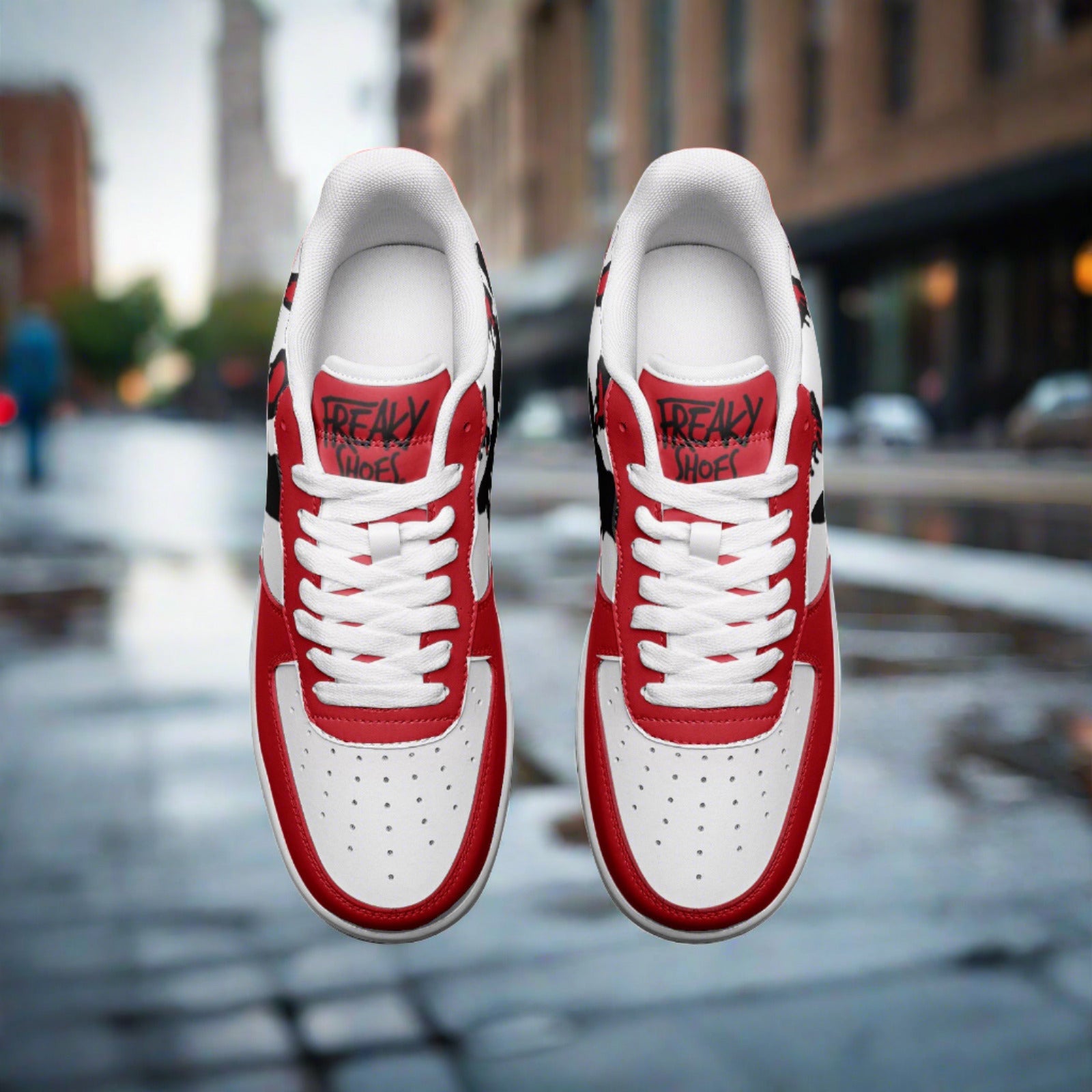 Freaky Shoes Red White - Freaky Shoes®