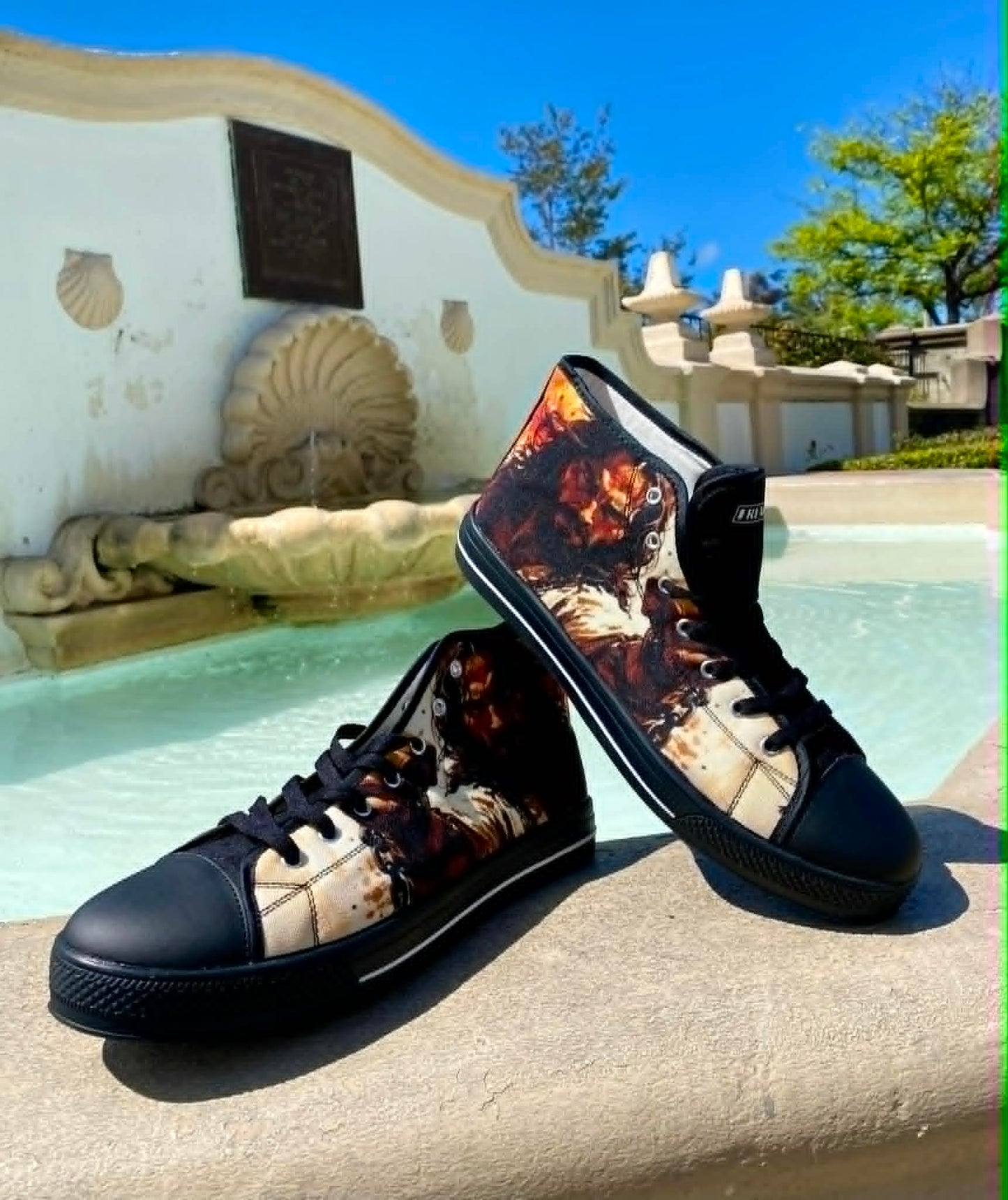Jesus Unisex High Top Canvas Shoes