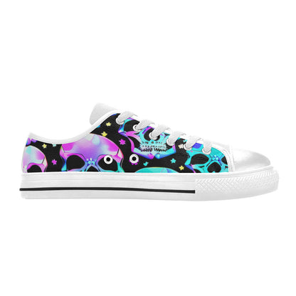 MEN'S Bright Skulls Canvas Vibrant Chaos Shoes