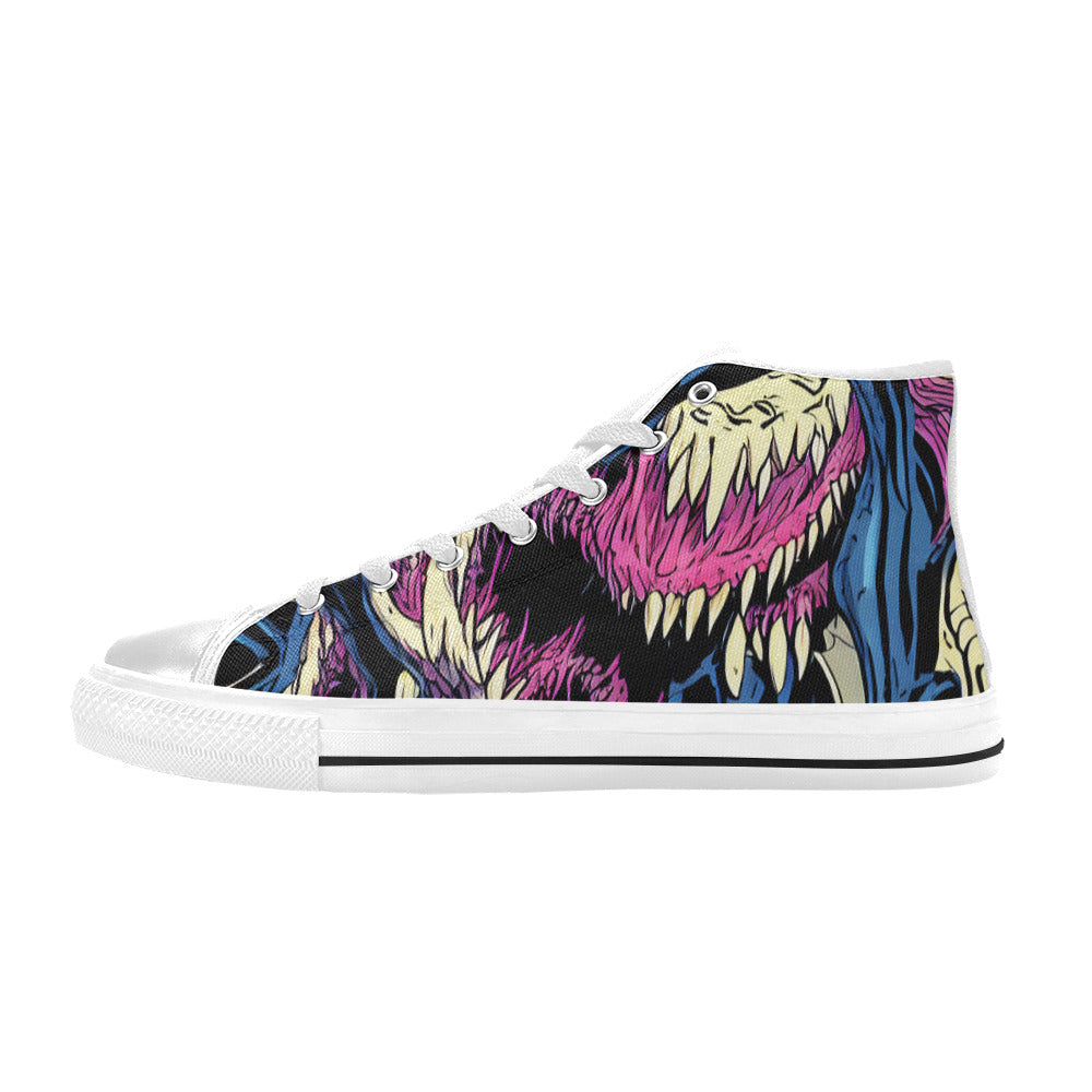 MEN'S Cc Long Teeth Long High Top Canvas Aesthetic Shoes