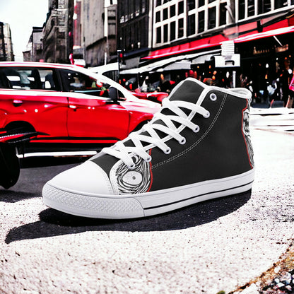 Koi Amber Gold Unique Bold Art - Freaky Shoes | Custom Art Sneakers