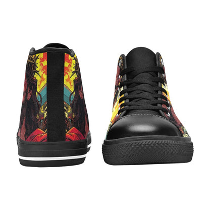 MEN'S Jesus_Ht_10 Men’S High Top Canvas Aesthetic Custom Shoes