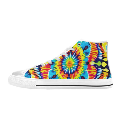 WOMEN'S Tie Dye Art High Top Canvas Dreamcore Shoes