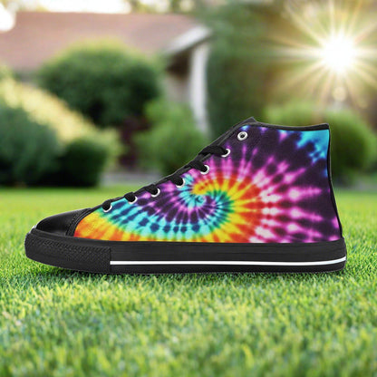 Celtic Purple Teal Vivid WOMEN Bold Art - Freaky Shoes | Custom Art Sneakers