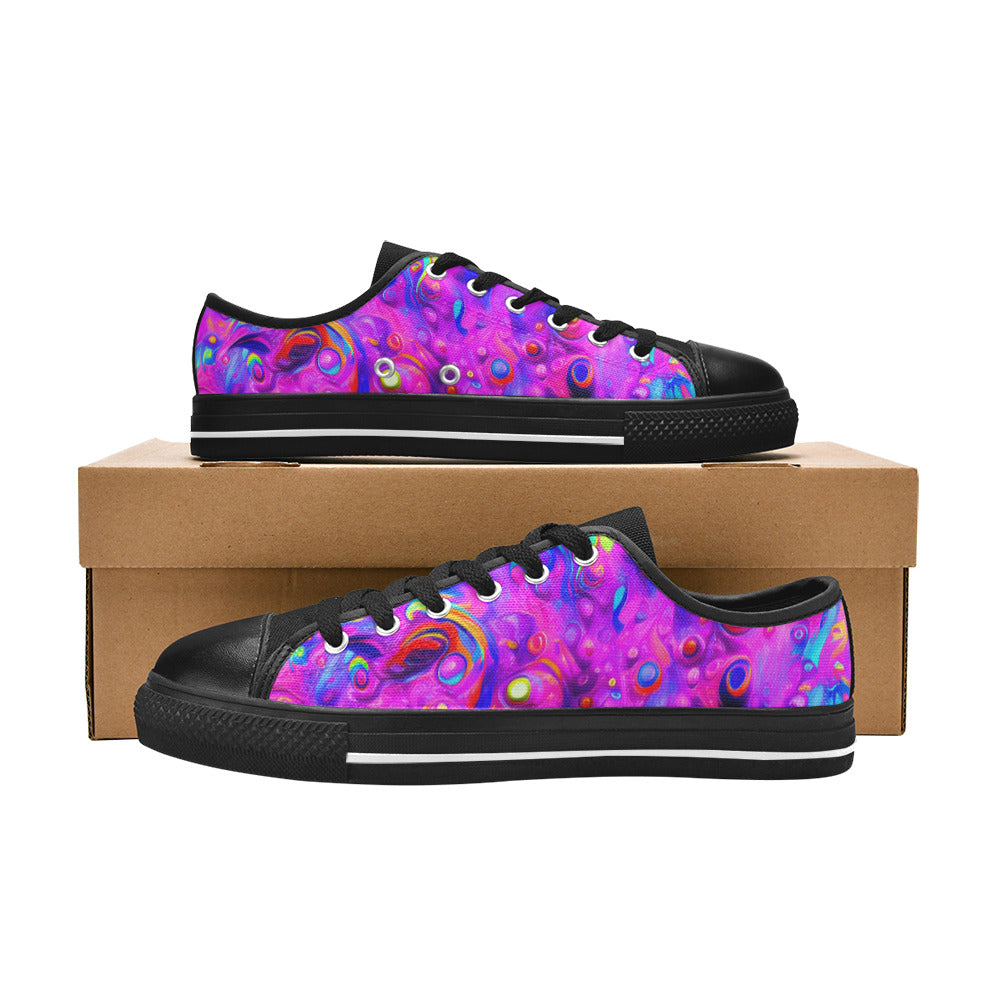 MEN'S Cc Acid Bath Art Canvas Neon Fantasy Sneakers
