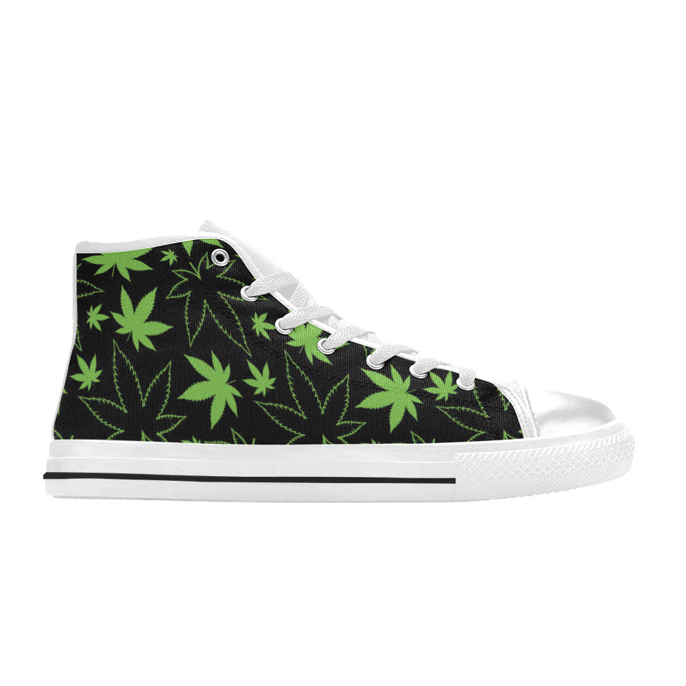 WOMEN'S Cc Weed 420 Art High Top Canvas Y2K Sneakers
