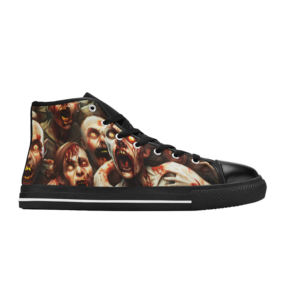 WOMEN'S Monsters 2 High Top Canvas Y2K Custom Sneakers