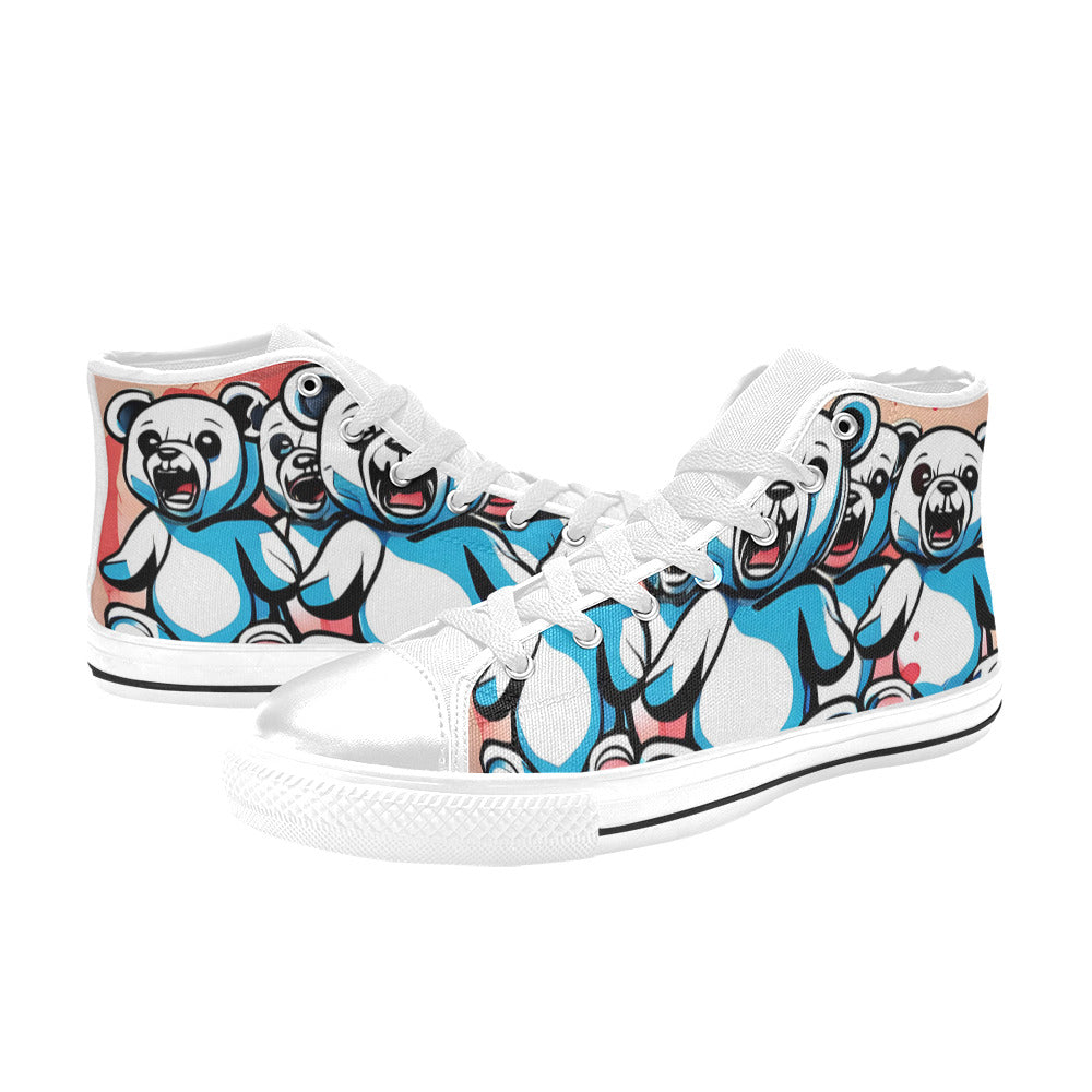 MEN'S Bears 4 Men’S High Top Canvas Vivid Shoes