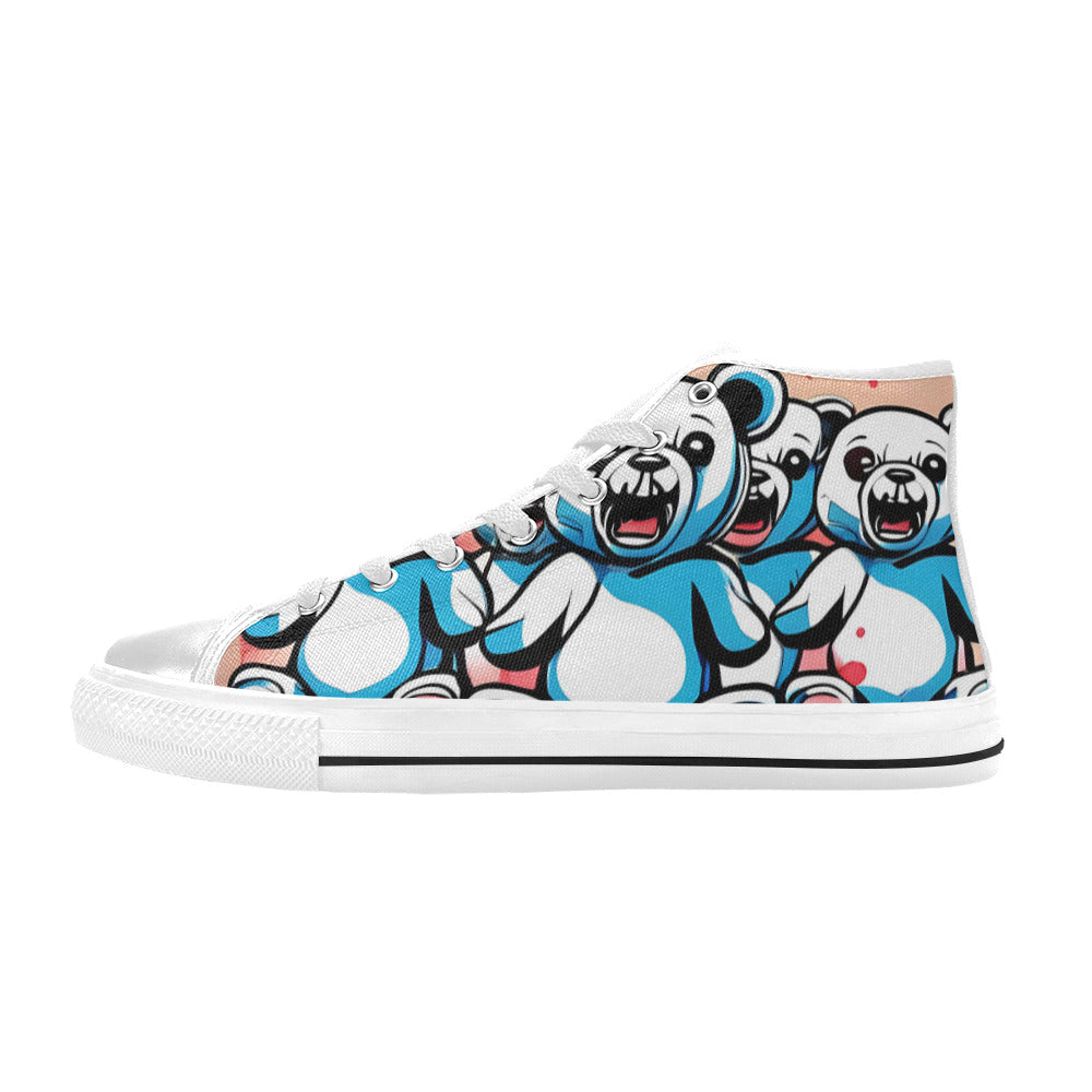 MEN'S Bears 4 Men’S High Top Canvas Vivid Shoes