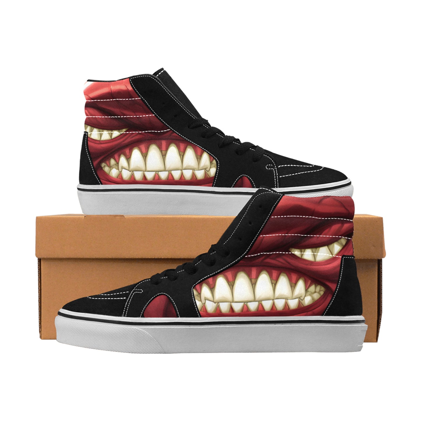 MEN'S Jack Trades Comic Pages High Top Skateboarding Vivid Shoes