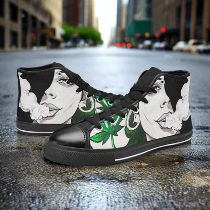 Phoenix White Gold Unique Bold Art - Freaky Shoes