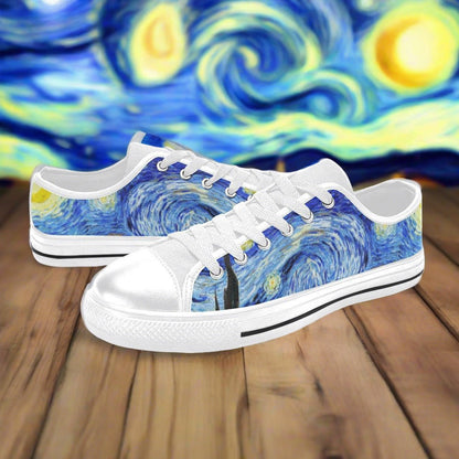 Mermaid Orange Black Vivid Bold Art - Freaky Shoes