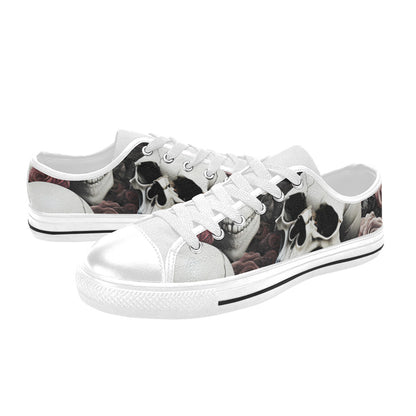 MEN'S Rose Skulls Dark 7 Canvas Vibrant Chaos Shoes