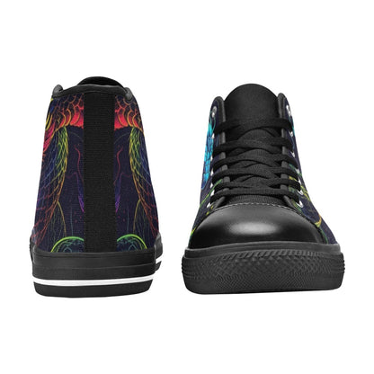 MEN'S Electric Serpent Dream Men’S High Top Canvas Dreamcore Custom Shoes